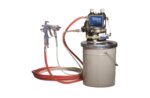 Graco Triton Alum Spray Package Pail Suction Air and Fluid Hoses AirPro Conventional Gun .055 in 1.4 mm Nozzle for Metal Applications 233468