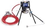 Graco Triton Alum Spray Package Stand Suction Air & Fluid Hoses AirPro Conventional Gun .055 in (1.4 mm) Nozzle for Metal Applications 233475