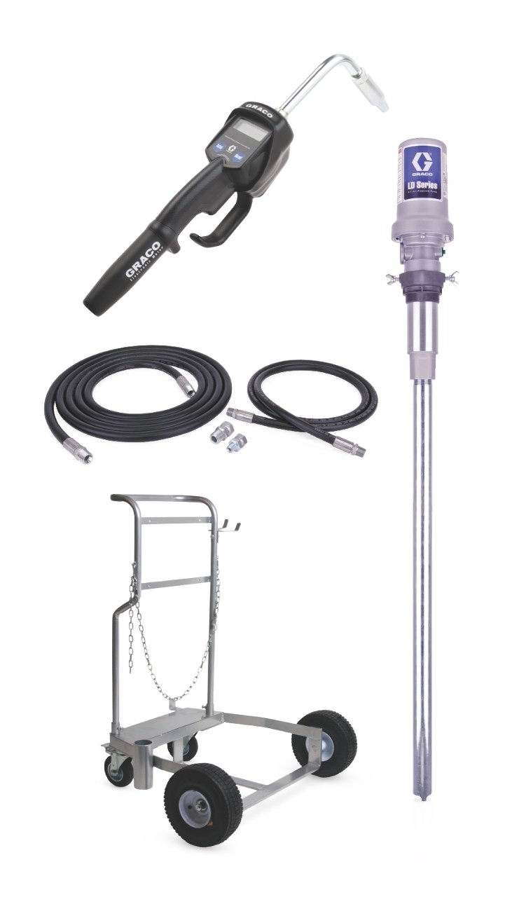 Graco LD Series 3:1 Mobile Oil Pump Package - Manual Meter Type 24H775