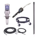 Graco LD Series 5:1 Mobile 16 Gallon Oil Pump Package - Preset Meter Rigid Extension NPT 25C557