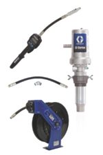 Graco LD Series 5:1 Oil Pump with SD™ Series Hose Reel Package - Manual Meter Type 24K837
