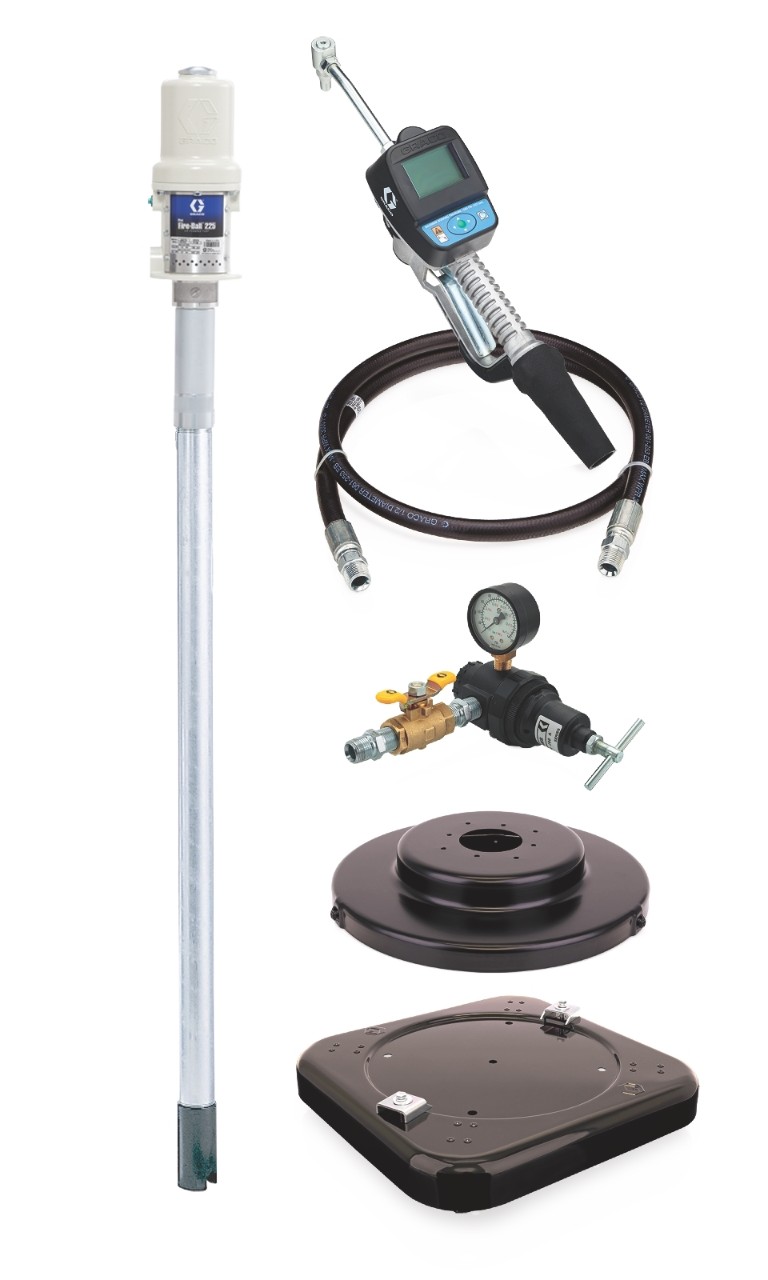 Graco Mini Fire-Ball® 225 3:1 Portable 16 Gallon (60 Liter) Pump Package 246903