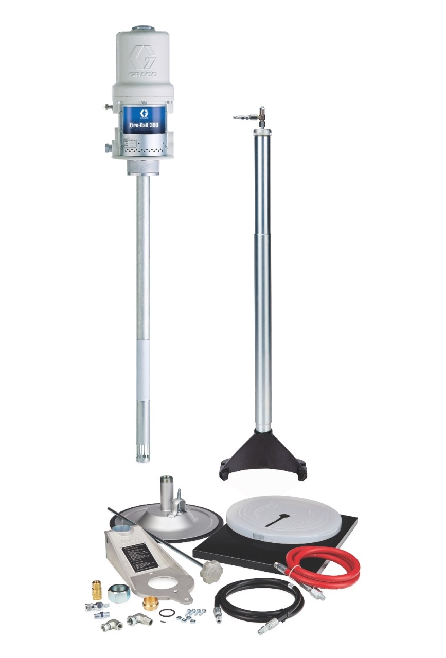 Graco Fire-Ball® 300 Series 50:1 120 lb. (54 kg) Grease Pump ...