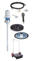 Graco Fire-Ball® 300 Series 50:1 120 lb. (54 kg) Grease Pump - Portable Package with 2-Wheel Cart 245696