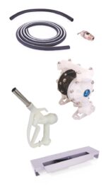 Graco SD™ Blue Pump Drum Package - 2 ft (0.61 m) Suction Hose Length - Manual Nozzle - SST Clamp Fittings 24V679
