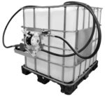 Graco SD™ Blue Pump Tote Package - 6 ft (1.83 m) Suction Hose Length - Automatic Nozzle - 3/4 in. BSPP Fittings 24F531