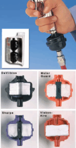 DeVilbiss Filtro de aire desechable Whirlwind